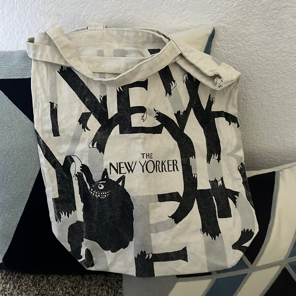 The NEW YORKER magazine EDWARD STEED monster LIMITED EDITION tote bag